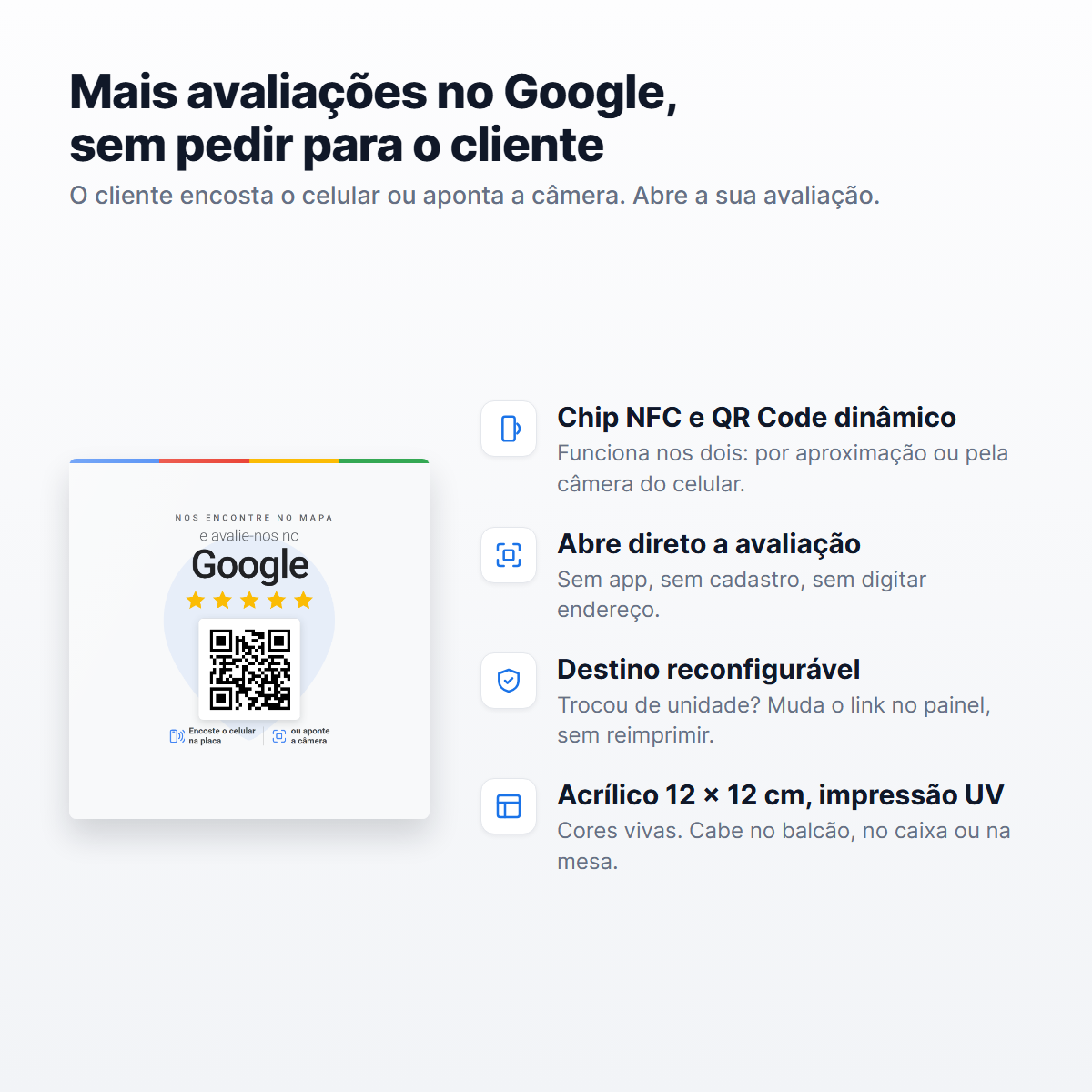 Placa de Avaliação Google Pin do Mapa - Foto 4 de 5 - Spot5