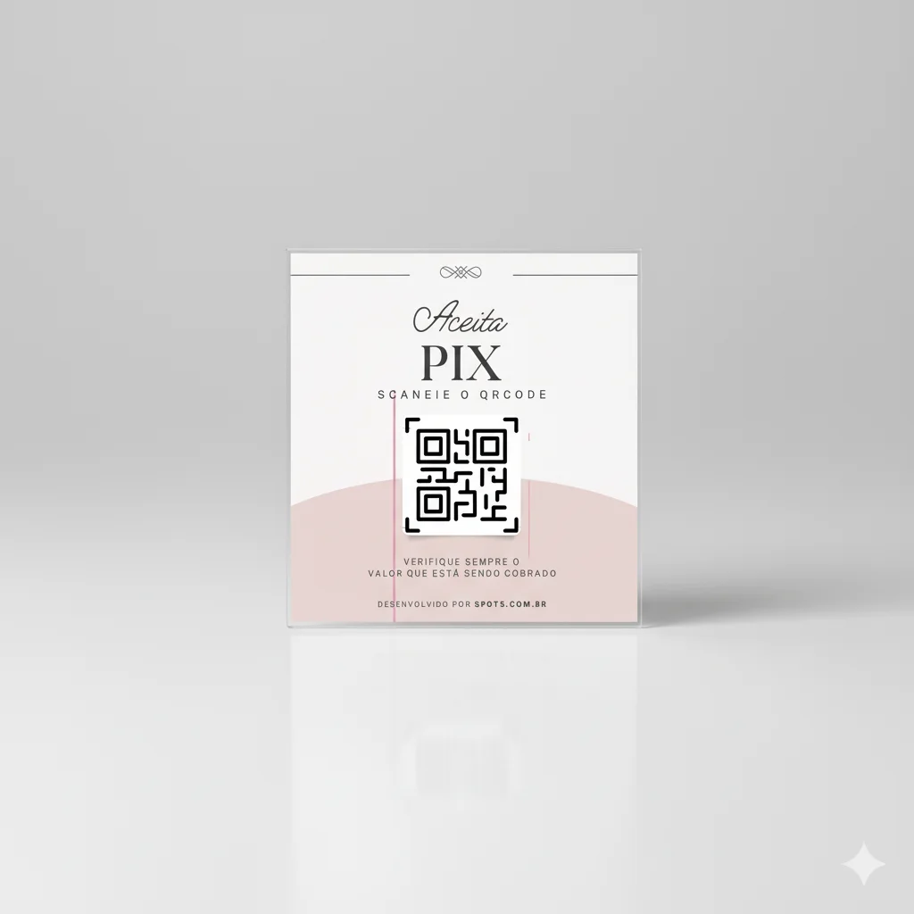 Placa QR Code PIX - Foto 2 de 5 - Spot5